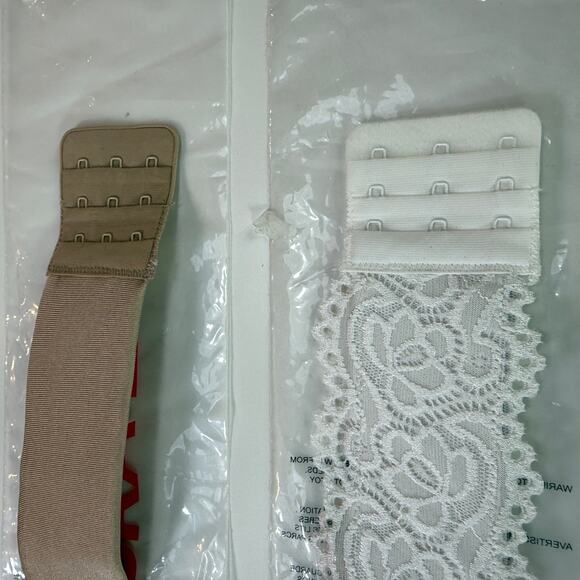 The Bra Lab Multiway Interchangeable Back Strap set of 2 tan/white small - Picture 4 of 10